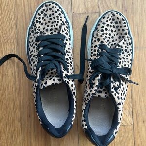 Leopard sneakers!